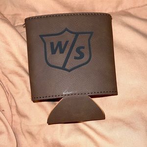 Wilson Staff Faux Leather Golf Drink Koozie